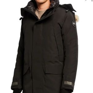 Canada Goose Men’s Sherridon Fur-Trim Parka